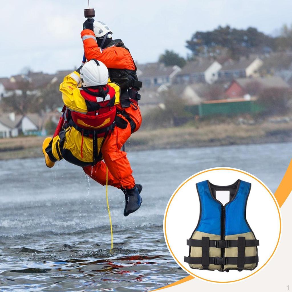 Life Suit Vest Adjustable Straps Swim for Wakeboarding Canoeing Fishing