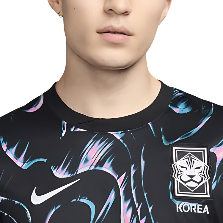 Nike South Korea 2024 Stadium Away Soccer Jersey Men's Black FJ4281-010