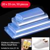 50 Stück PVC Transparent Sneaker Schrumpffolie Staubdicht Feuchtigkeitsdicht Anti-Oxidation Für Schuhsammler Aufbewahrung zu Hause