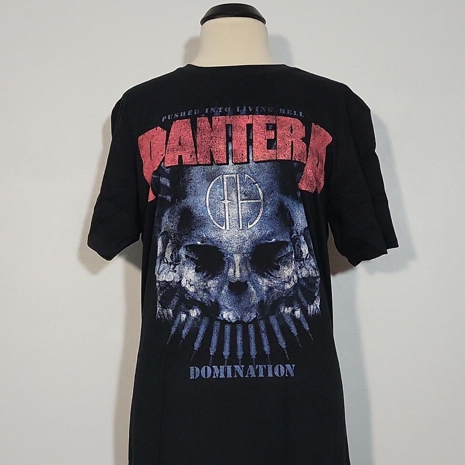 PANTERA Domination S SMALL Official T-Shirt Black Band Logo Unisex T-Shirt XXXXL