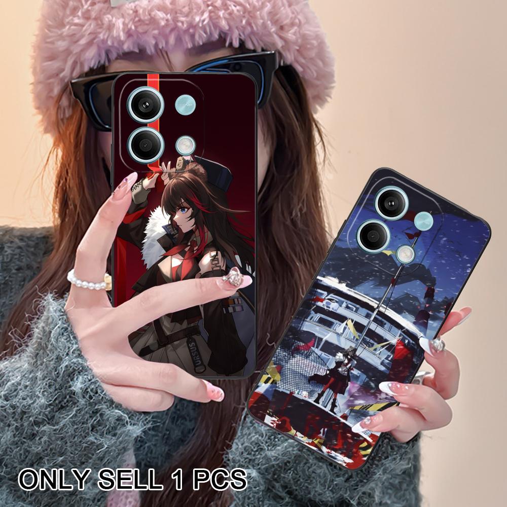 Arknights Zima Matte TPU Mobile Phone Case for POCO F8 F7 F6 F5 F4 F3 F2 Pro GT C75 C71 C65 C61 C40 Pro Ultra Colorful Cover