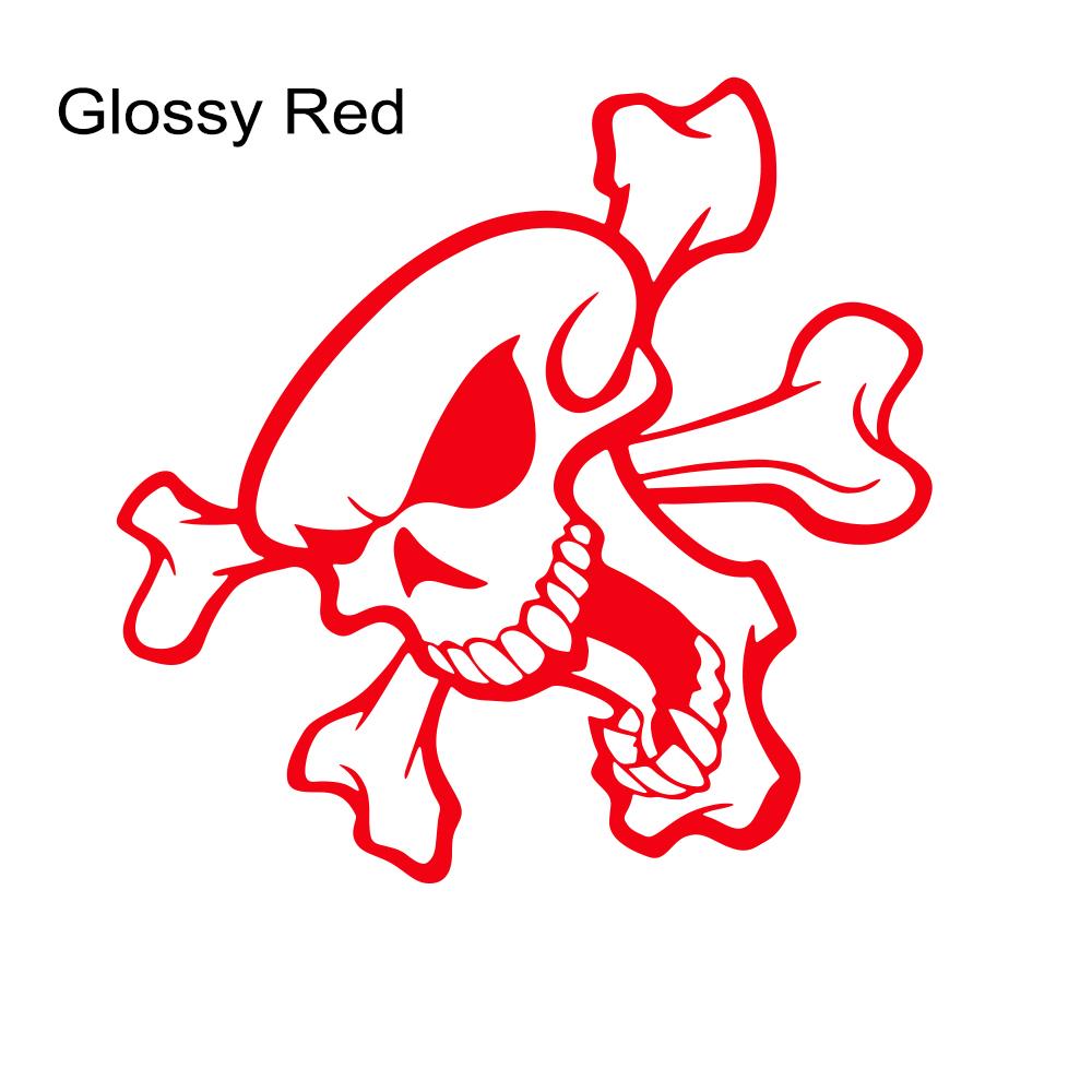 Skeleton Pattern Car Sticker Waterproof Self-adhesive Vinyl Decals Car Window Bumper Motorcycle Decoration Accessories Sticker