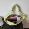 Women's Large Capacity Shoulder Crossbody Bag Solid Color Hobo Bag