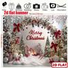 1Pcs Christmas Candy Cane Tinsel Snow Decoration Background Winter Backdrop For Photo Studio Photo Booth Party