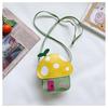 Korean-Style Cartoon Mushroom Coin Purse: Cute Children's Crossbody Bag 2022