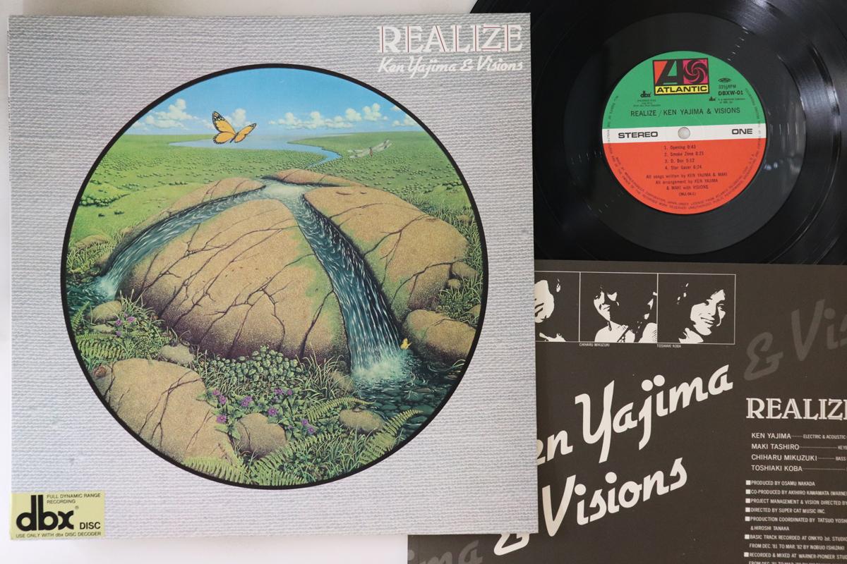 

LP Record KEN YAJIMA - Realize DBXW01 ATLANTIC Japan Japanese Pop/Rock Used