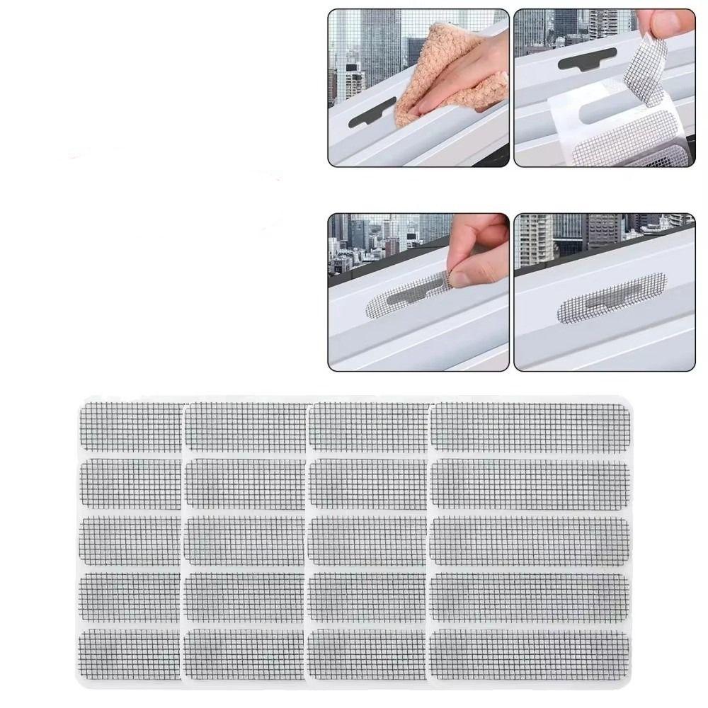 5/10 Stück DIY Fliegengitter Flicken Reparatur Netz Klebeband Selbstklebend Fenstergitter Reparatur Aufkleber Unsichtbares Reparaturband