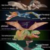 Children's Dinosaur Toy Set: King Kong, Tyrannosaurus Rex, Aurochs, Pachycephalosaurus, Spinosaurus, Therizinosaurus Model.