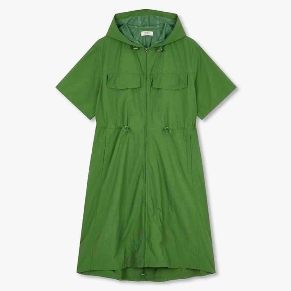 Studio Tomboy Sporty Hoodie Dress  9105341113ct Ivory/FREE