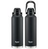 Skater Stainless Steel Water Bottle with 2L 2000ml Vacuum Black STD20H-A Handle, Capacity, One-Push Operation, Double-Layer Thermos,