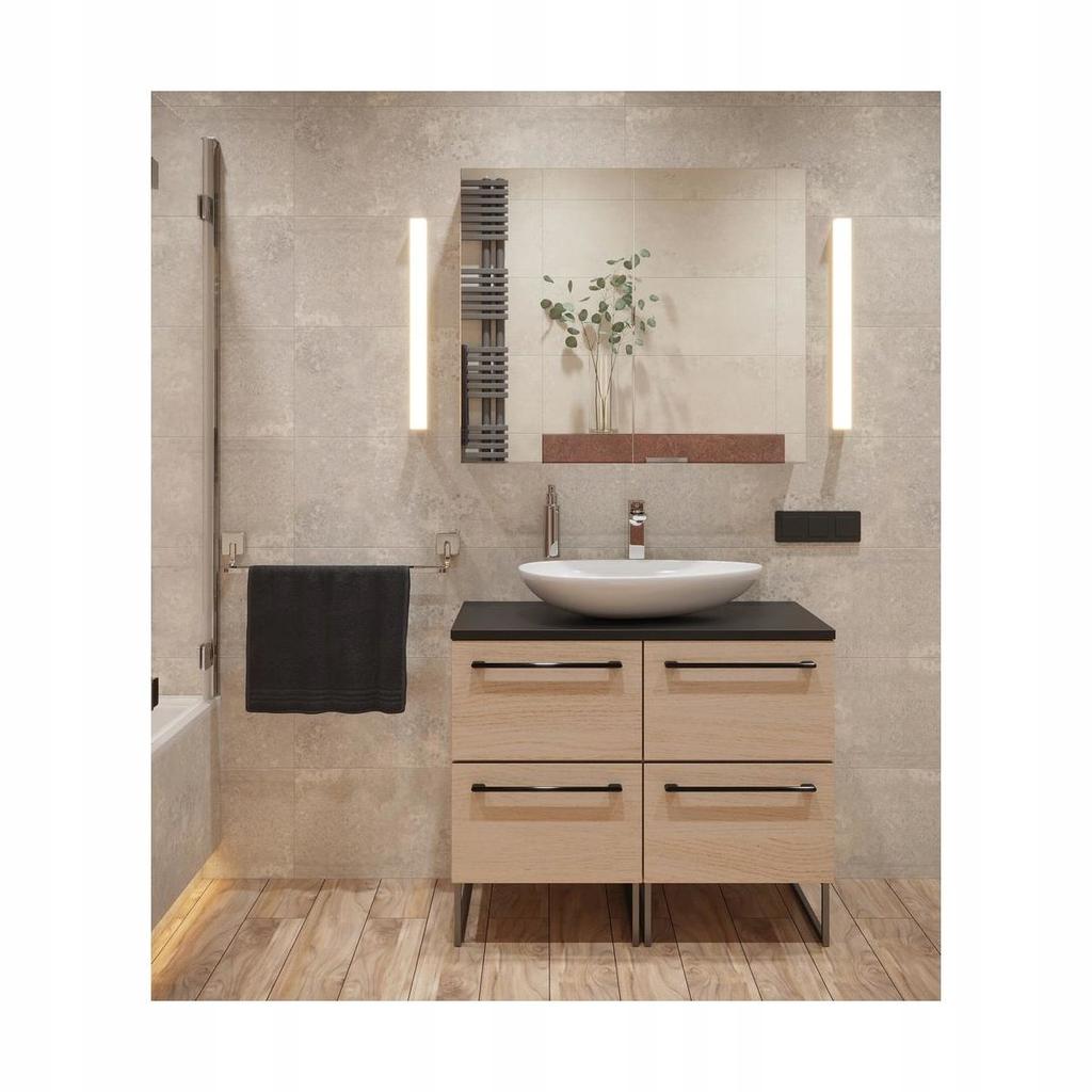 Valvex Remo Eco chrome free-standing washbasin tap