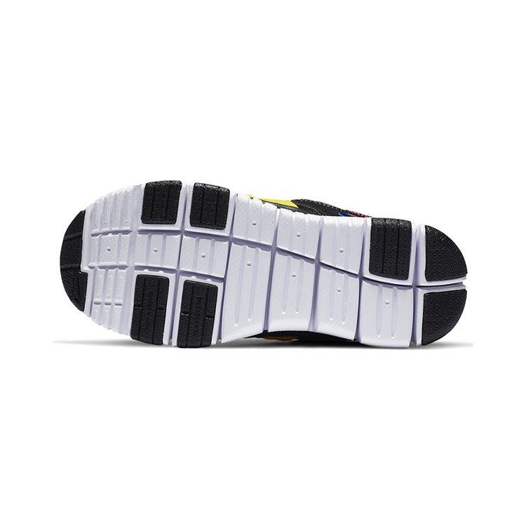 Nike Dynamo Free QS Low top Sports Casual Shoes Black Yellow Children Aged 3 7 Years Old DC8317-002