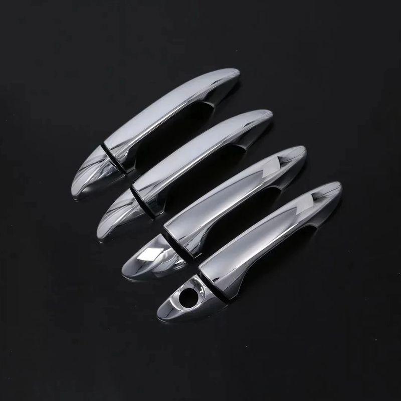 For Hyundai I10 Grand I10 X 2014 I20 Coupe Active MK2 2015 2016-2018   Door Handle Cover Trim ABS Chrome Car Accessories