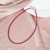 Multicolor Spinel Necklace for Women - Natural Stone Crystal Choker Jewelry