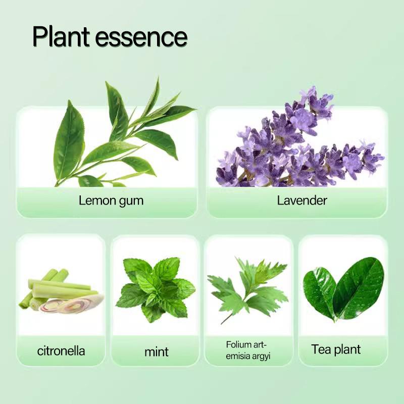 Plant Essential Oil Insect Repellent Beads Patch Gentle On Skin Perfect For Family Gathering And Outdoor Protections