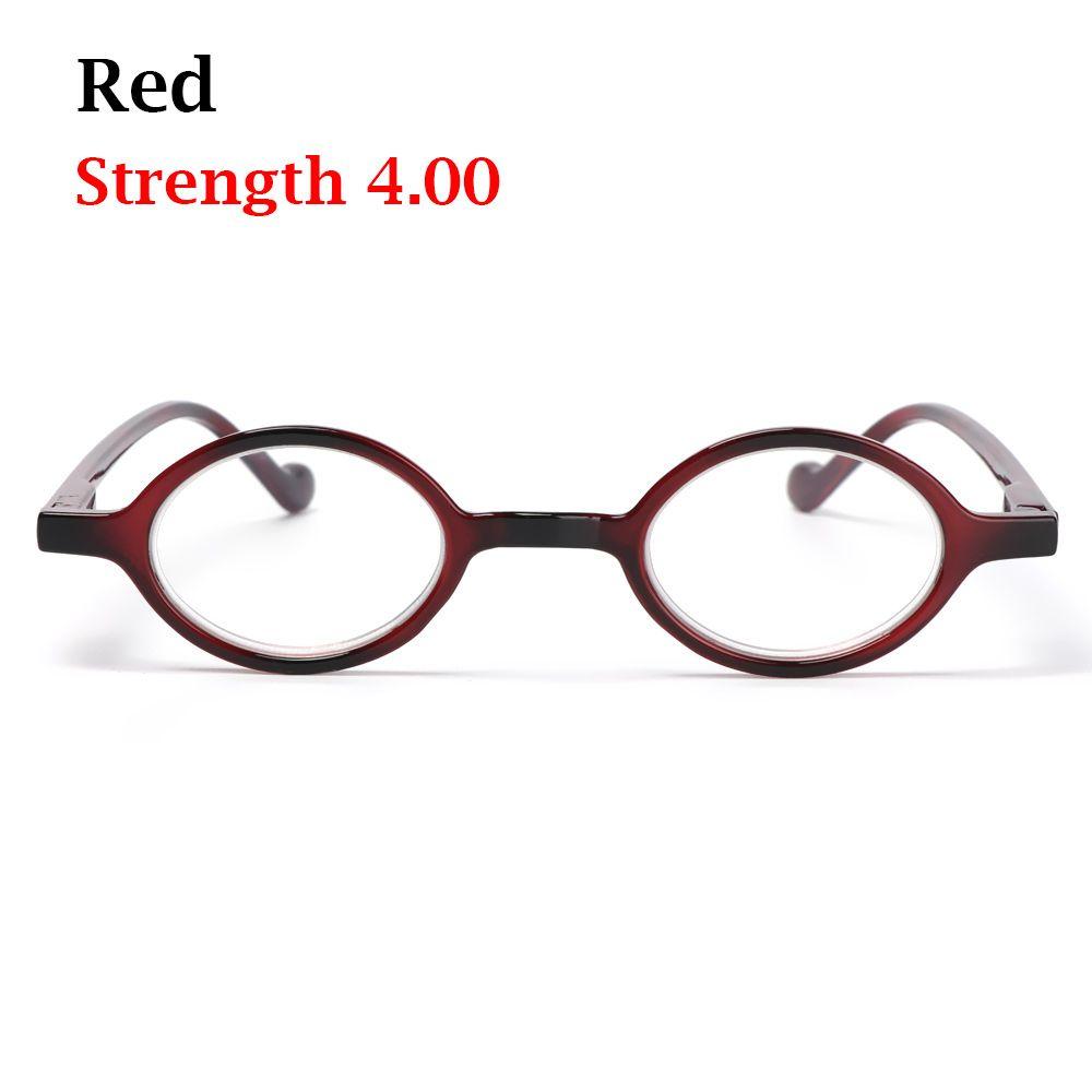 

+1.0~+4.0 Ultralight PC Retro Round Frame Presbyopia Eyeglasses Anti-UV Blue Rays Radiation Flat Mirror Eyewear Reading Glasses Strength 1.00 красный