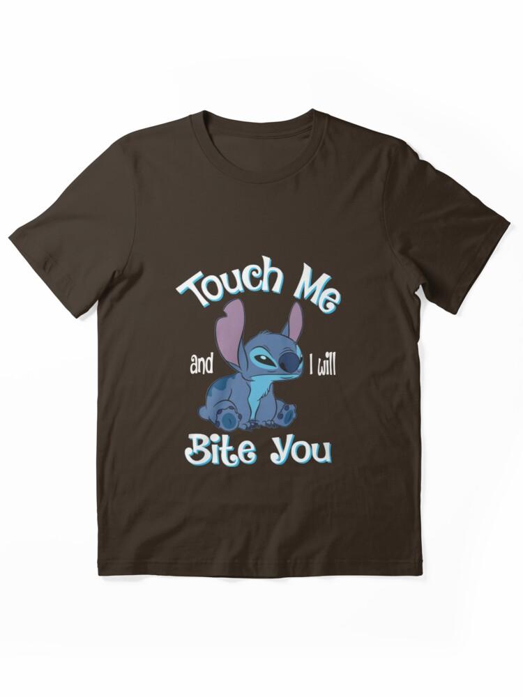 Lilo & Stitch The Series Stitch And Lilo Stitch Touch Me And I Will Bite You Essential Unisex T-Shirt