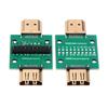 Hdmi A Type Male To Female Test Board Mini Connector With Board Pcb 2.54Mm Pitch Dp Hd A Female To Male Adapter Board