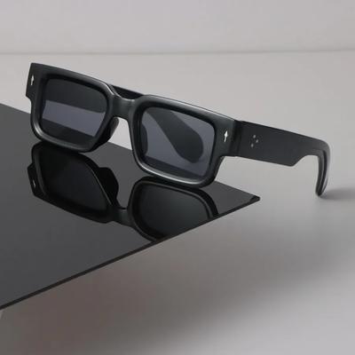 Σχεδιαστής Τετράγωνα Γυαλιά Ηλίου Γυναικεία Ανδρικά Vintage Μαύρα Γυαλιά Ηλίου Μόδα Προσωπικότητα Οπτικά Ορθογώνια Καθρέφτης Μάρκα