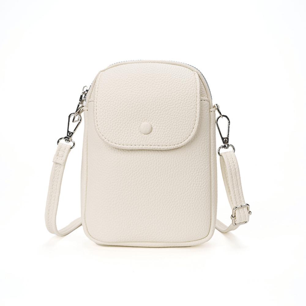 New Women's Bag Mobile Phone Bag Solid Color Bag Cover Versatile Commuter Shoulder Messenger Bag