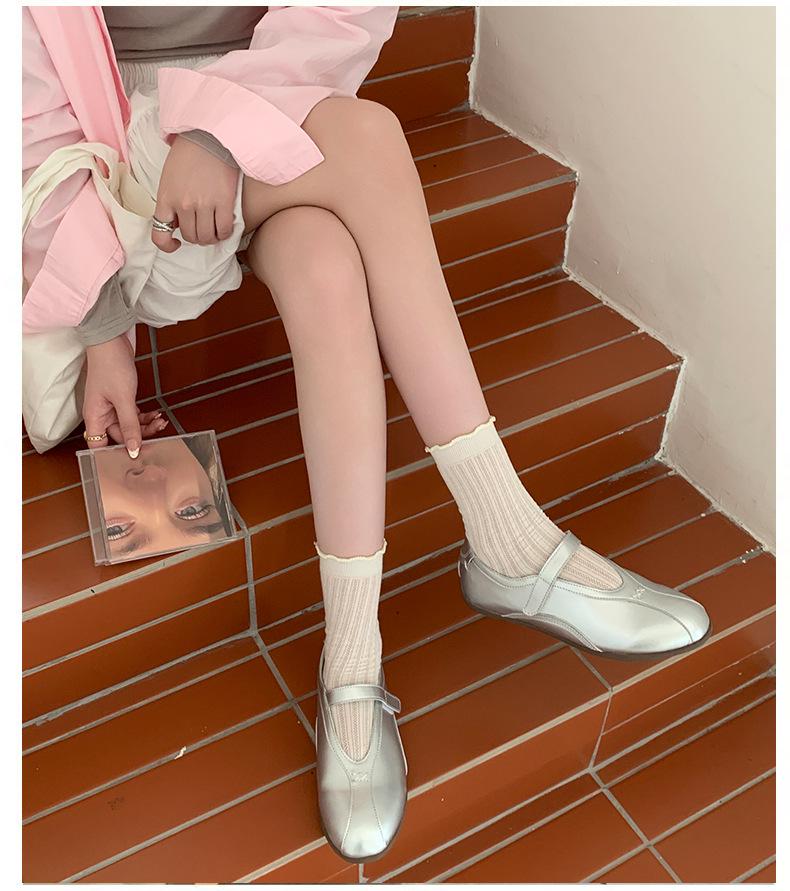 2025 Velcro Ballet Flats: Versatile One-Strap Soft Sole Casual Women's Shoes