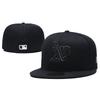 MLB Baseball Commemorative Fitted Hat American League Flat Brim Cap Fashion Sizes