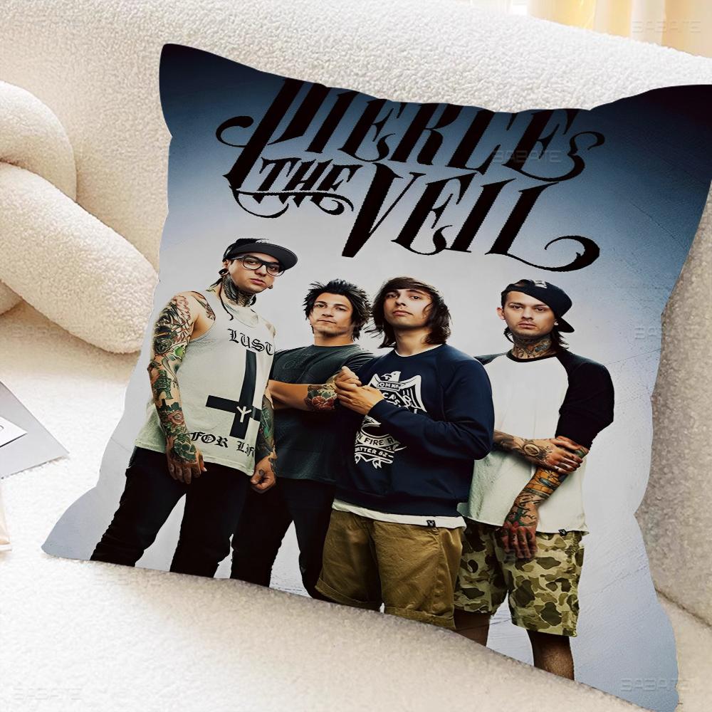 P-pierce The-Veil Band Pillow Anime Pillow Sofa Bed Head Pillow Cover Cushion Cover 45x45 Cm Fashion