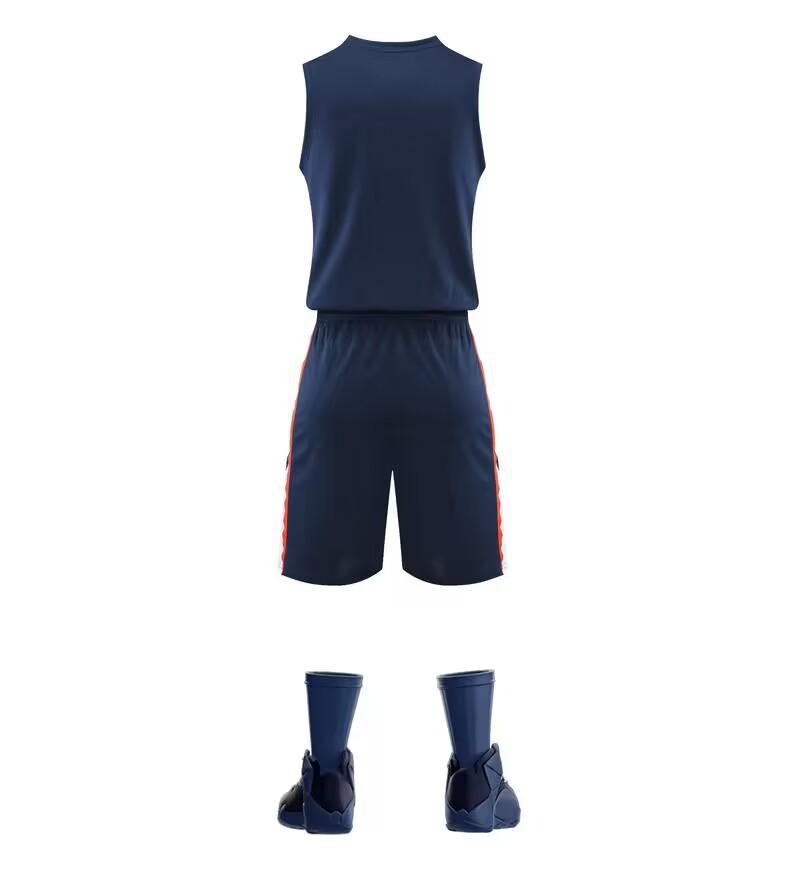 Men's Ultra-Fast Drying Basketball Jersey with Custom Numbers - Student Team Uniform Set