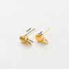 10Pcs 14K/18K Gold Color Plated Brass Ear Stud with Hoops Earring Hooks for Jewelry Making DIY Earrings Accessories Supplies