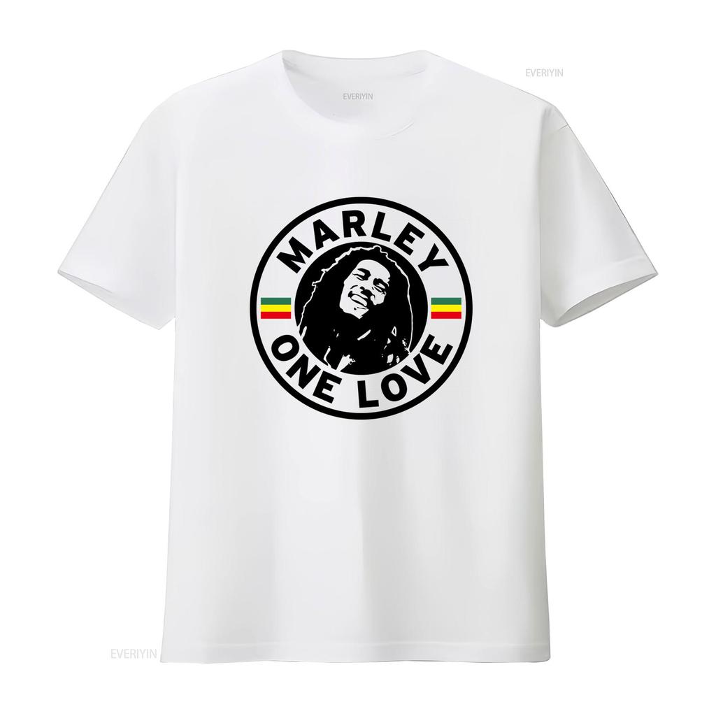 Bob Marley Uomo XXL Licenza Ufficiale One Love Rasta Retro Vintage Maglietta vintage Lavata Traspirante Versatile Comoda