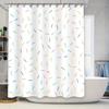 Rideau de douche à paillettes colorées Décor de salle de bain Tissu imperméable Différentes tailles disponibles