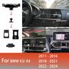 Auto-Handyhalter Handy-Halterung Ständer Für BMW X3 IX3 X4 F25 F26 F97 F98 G02 G08 2012-2024 Verstellbare GPS-Spezial-Navigationshalterung