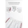 Langsha Women's Casual Striped Wide-Leg Sporty Joggers