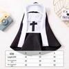 Halloween Nun Costume for Cats and Dogs - Pet Dress-up Photography Prop