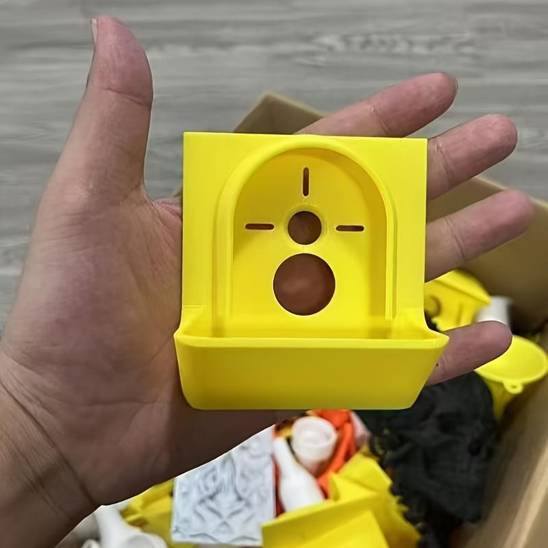 1pc Rotary Dust Collector Box,Heavy-Duty Plastic Dust Box Compatible with Drill Bits &Accessories,Dust Collector For Woodworking