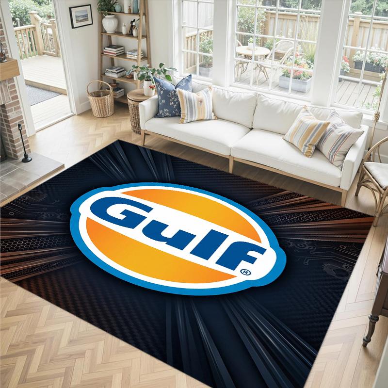 Gulf Design Crystal Velvet Carpet Cozy Non?Slip Printed Rug For Bedroom Living Room Entrance