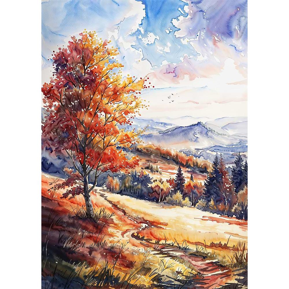 Chinese Four Seasons Landscape Diamond Art Painting Decoration Sailboat Diy Full Rhinestone Mosaic Cross Stitch Kit Gift