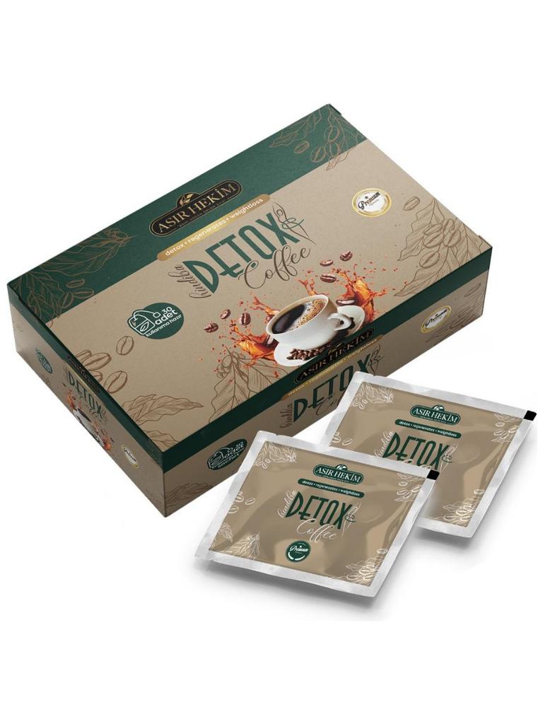 Detox káva 30 sáčků – Antioxidantový doplněk Zeštíhlující bylinná káva