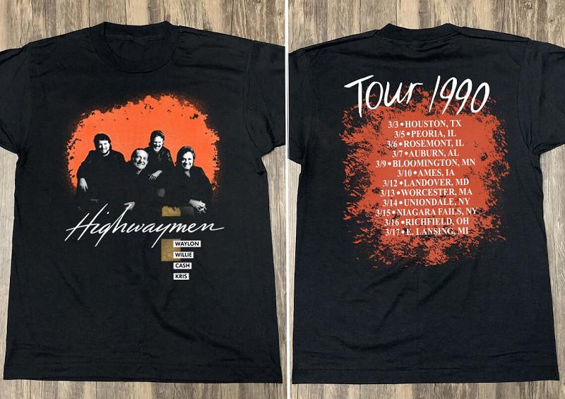 The Highwaymen Tour 1990 Unisex T-Shirt Unisex T-Shirt S