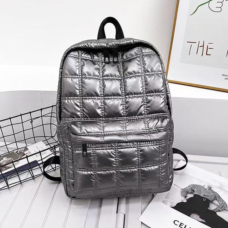 Trendy Stylish Shiny Backpack Multi-Color Adjustable-Strap Lightweight for Daily Commute Outdoor Trips Festival Gift Bag