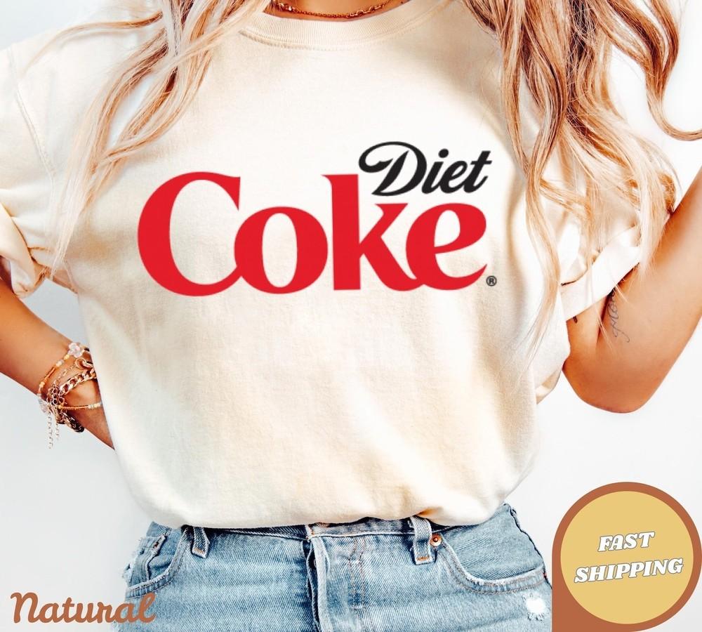 

Футболка с логотипом Diet Coke, Модная футболка для любителей газировки, Унисекс L