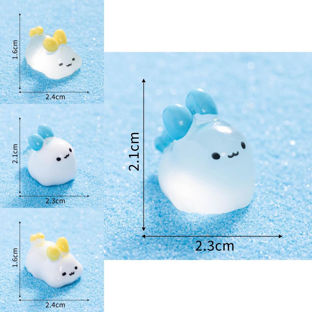 Resin Sea Animal Decor Lightup Night Glow Sea Hare Figurine For Kids Room Decor