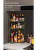 Light Luxury Double-Layer Bathroom Corner Shelf for Cosmetics - Model 3402