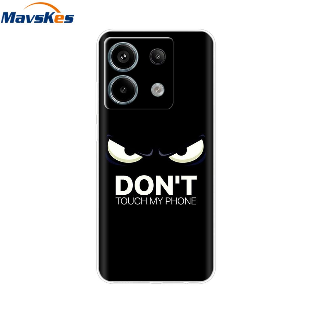 Handyhülle Für Xiaomi Redmi Note 13 Pro 5G Rückseite Niedlich Stoßfest Weich Klar Silikon TPU Für Redmi Note13 Note 13 Pro Funda