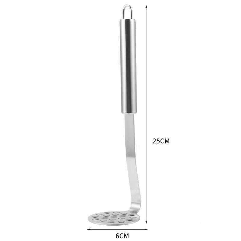Stainless Steel Potato Masher & Baby Food Press Kitchen Tool