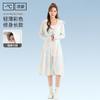 Sunscreen Clothing Women's 1011 Summer New UV Protection Ice Silk Dress Color Printing Long Sunscreen Clothing Long Dress