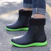Módní Pánské voděodolné protiskluzové rybářské vysoké boty do deště z plastu v různých barvách