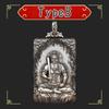 [Lunari] Buddha Statue Pendant Necklace Sculpture Jewelry Amulet Charm Silver 925 Good Fortune Five Great Wisdom Kings Guardian Deity Type B (Type B)