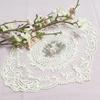 1 X Rose Lace Embroidered Table Mat