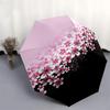 1pc Cherry Blossom Artwork Umbrella with Plastic Handle,Compact & Stylish,Suitable for All Seasons ptys26044